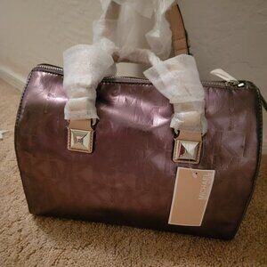 Michael Kors metallic purse medium bramd new with tags